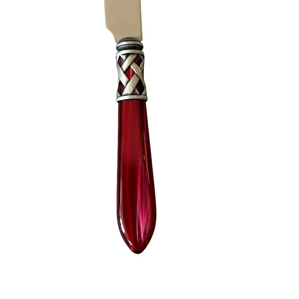 Brand New VIETRI Aladdin Antique Red Cake Knife